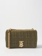 Burberry - Lola Small Quilted-leather Cross-body Bag - Womens - Khaki