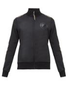 Matchesfashion.com Fendi - Ff Logo-trimmed Jersey Track Jacket - Womens - Black