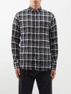 Officine Gnrale - Lipp Checked Cotton-blend Shirt - Mens - Black Multi