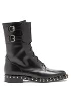Valentino Soul Lace-up Leather Boots