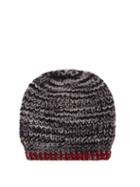Matchesfashion.com The Elder Statesman - Mushroom Cashmere Beanie Hat - Womens - Black Multi