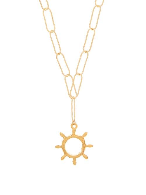 Matchesfashion.com Alighieri - On The Seas Gold Plated Charm Necklace - Womens - Gold