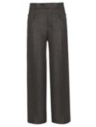 Calvin Klein Collection Huranal Wide-leg Flannel Trousers