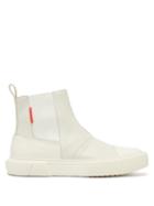 Matchesfashion.com Both - Raised Sole Leather Chelsea Boots - Mens - White