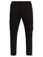 Dolce & Gabbana Logo-patch Cropped Stretch-cotton Trousers