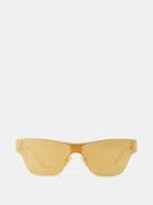 Bottega Veneta Eyewear - D-frame Acetate Sunglasses - Womens - Gold