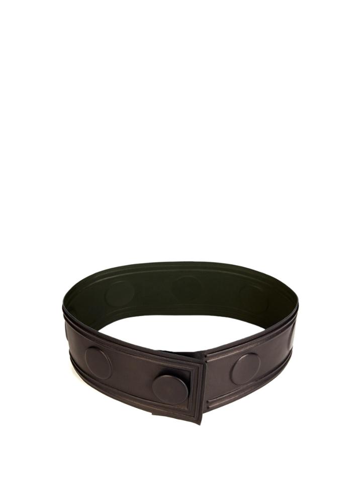 Roksanda Circle-embossed Leather Belt