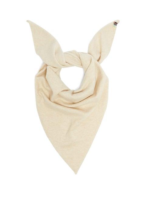 Matchesfashion.com Extreme Cashmere - No.35 Stretch Cashmere Bandana - Womens - Cream