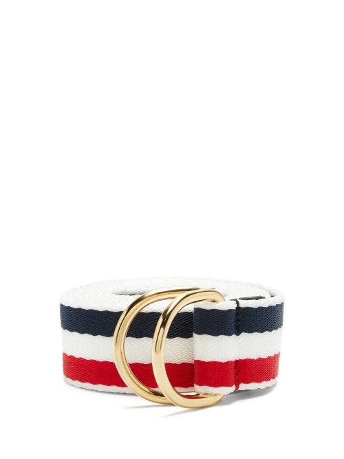 Matchesfashion.com Thom Browne - Tricolour D-ring Grosgrain Belt - Mens - Multi