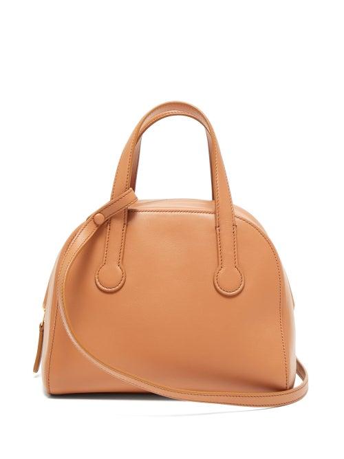 Matchesfashion.com The Row - Sporty Bowler 9 Leather Bag - Womens - Coral