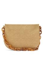 Matchesfashion.com By Far - Pelle Chain Handle Faille Shoulder Bag - Womens - Beige