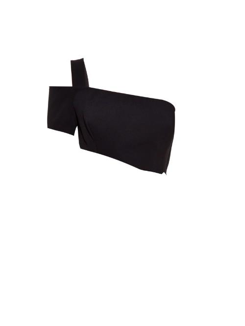 Mugler Cady Asymmetric Crop-top