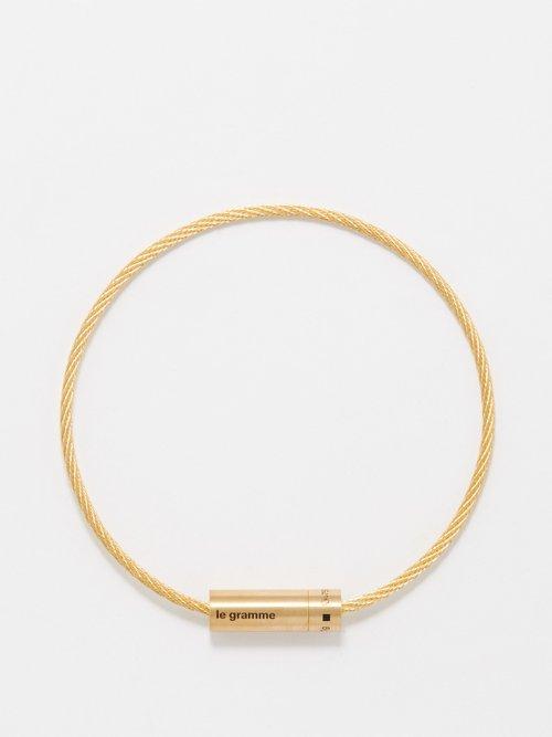 Le Gramme - 11g 18kt Gold Bracelet - Mens - Yellow Gold