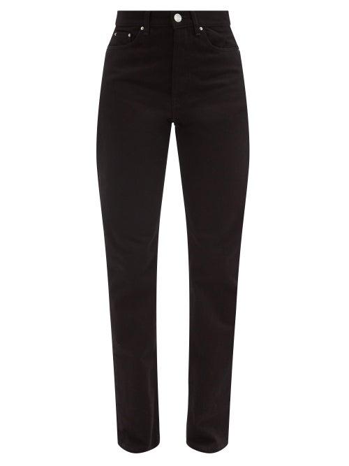 Matchesfashion.com Totme - Ease Straight-leg Jeans - Womens - Black