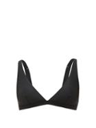 Matchesfashion.com Matteau - The Plunge Triangle Bikini Top - Womens - Black