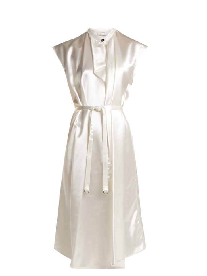 Lemaire Round-neck Satin Dress