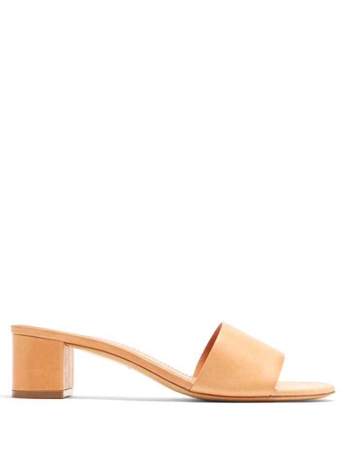 Mansur Gavriel Single Strap Leather Sandals