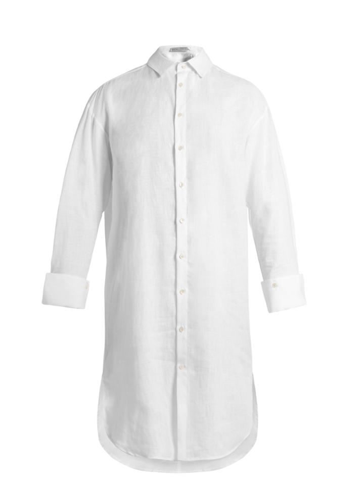 Palmer/harding Long-line Step-hem Shirt