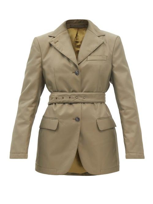 Officine Gnrale - Erica Single-breasted Padded Jacket - Womens - Khaki