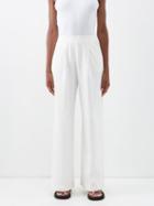Max Mara Leisure - Oblare Trousers - Womens - White