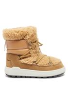 Bogner - Chamonix Shearling And Suede Snow Boots - Womens - Camel