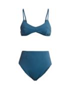 Matchesfashion.com Haight - Beca Triangle Bikini - Womens - Blue