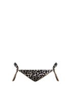 Matchesfashion.com Max Mara Beachwear - Babila Dot Print Bikini Briefs - Womens - Black Print