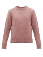 Matchesfashion.com Isabel Marant - Miller Ribbed Trim Wool Blend Sweater - Mens - Pink