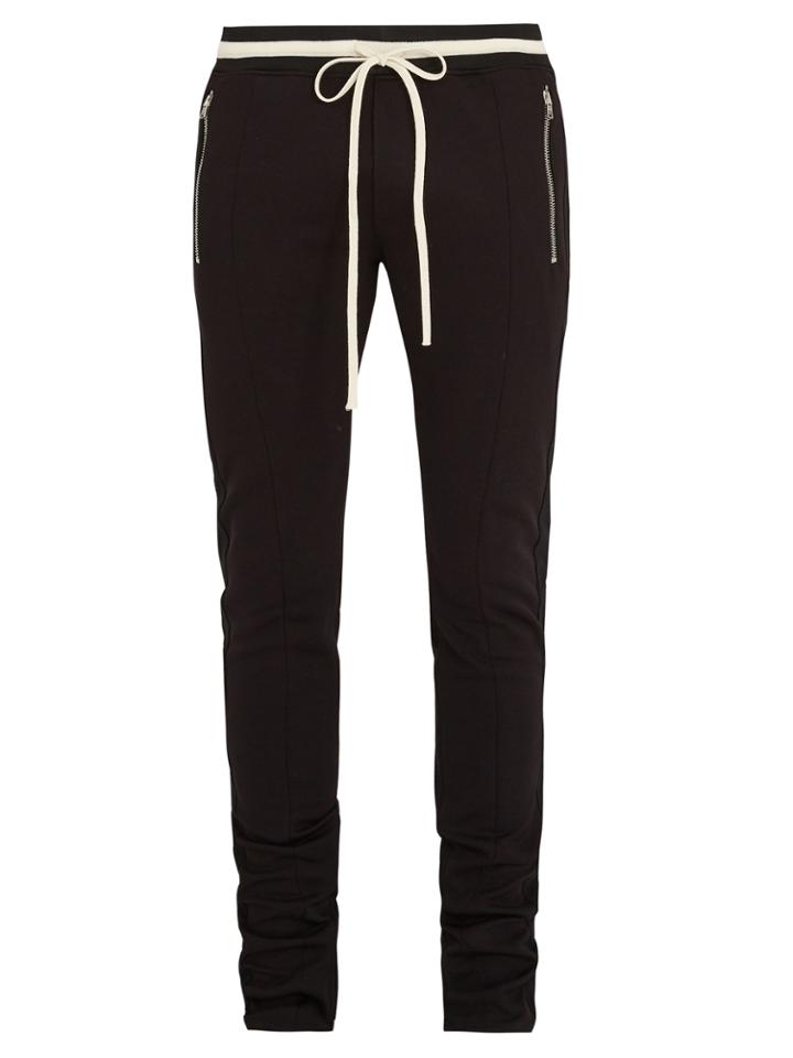 Fear Of God Skinny-fit Contrast-stripe Track Pants