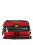 Matchesfashion.com Gucci - Ophidia Mini Suede Cross Body Bag - Womens - Red