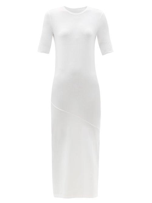 Ladies Rtw Another Tomorrow - Jersey T-shirt Dress - Womens - White