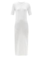 Ladies Rtw Another Tomorrow - Jersey T-shirt Dress - Womens - White