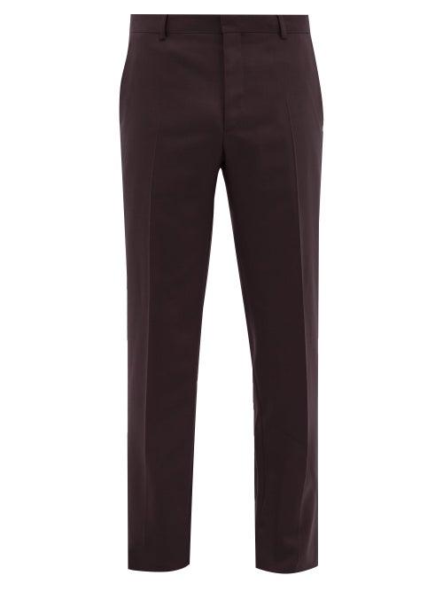 Matchesfashion.com Joseph - Jack Slim Fit Tailored Trousers - Mens - Burgundy