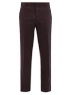 Matchesfashion.com Joseph - Jack Slim Fit Tailored Trousers - Mens - Burgundy