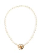 Matchesfashion.com Delfina Delettrez - Yellow Gold Pearl Necklace - Womens - Pearl