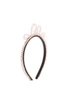 Matchesfashion.com Simone Rocha - Single Wiggle Crystal Embellished Headband - Womens - Pink