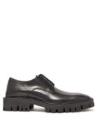 Matchesfashion.com Balenciaga - Squared Leather Derby Shoes - Mens - Black