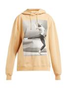 Matchesfashion.com Acne Studios - Photographic Printed Cotton Hooded Sweatshirt - Womens - Beige