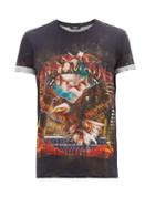 Matchesfashion.com Balmain - Eagle-print Cotton T-shirt - Mens - Multi