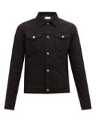 Matchesfashion.com Givenchy - Logo-embroidered Denim Jacket - Mens - Black