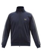 Needles - Butterfly-embroidered Jersey Track Jacket - Mens - Navy