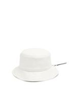 Matchesfashion.com Loewe - Fisherman Leather Bucket Hat - Womens - White