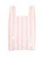 Matchesfashion.com Ashish - Striped Sequin Embellished Cotton Bag - Womens - Pink White