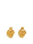 Matchesfashion.com Elise Tsikis - Jodhpur 24kt Gold-plated Earrings - Womens - Gold