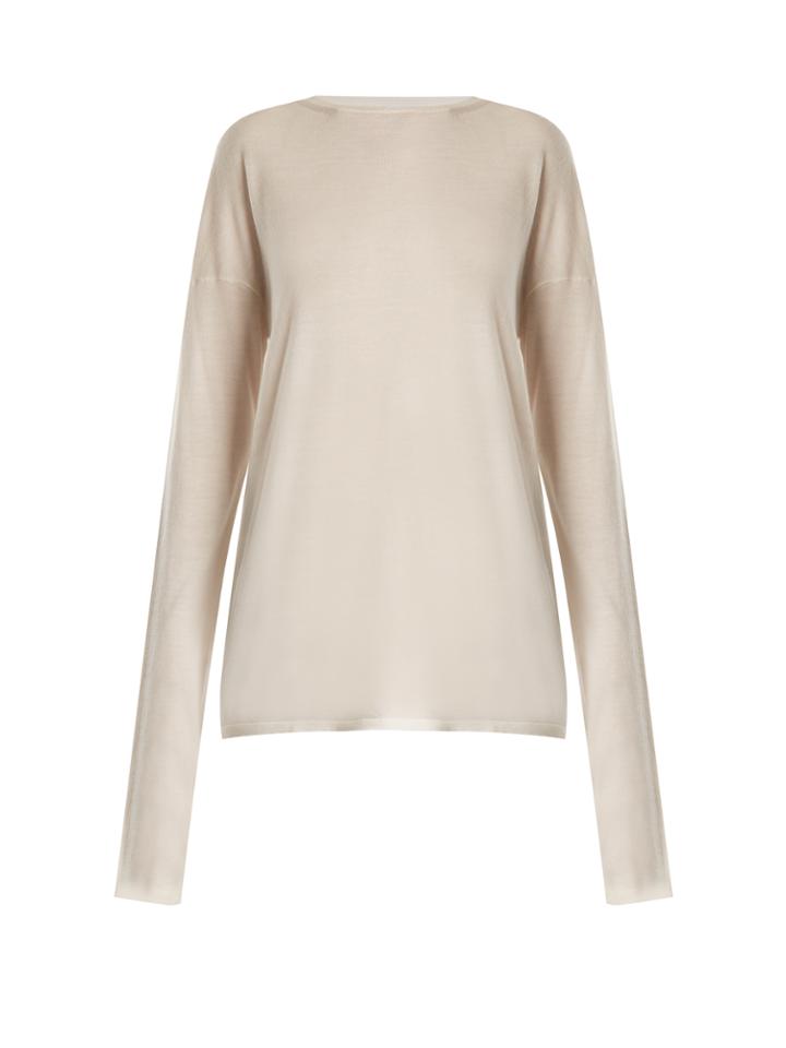 Barrie Thistle Crew-neck Cashmere Sweater