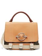 Jw Anderson Disc Leather Satchel Bag