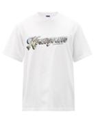 Matchesfashion.com Noon Goons - Postcard-print Cotton-jersey T-shirt - Mens - White