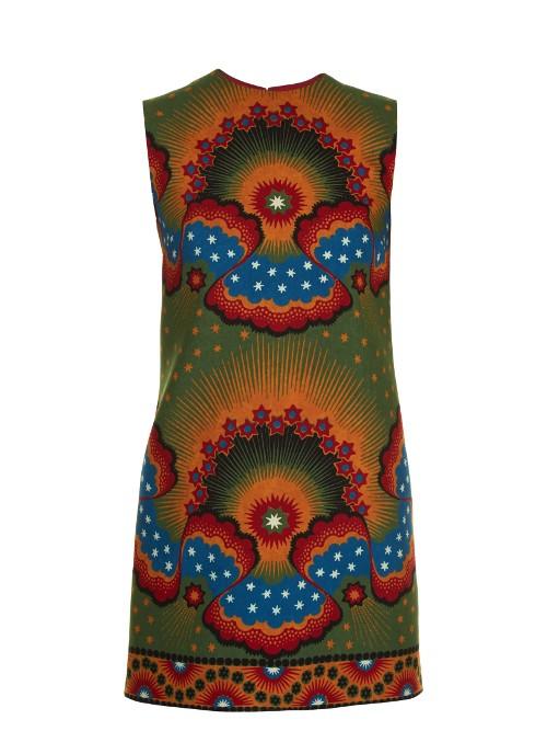Valentino Enchanted Wonderland Crepe Mini Dress