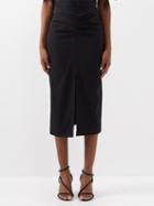Isabel Marant - Feciae Hemp-blend Pencil Skirt - Womens - Black