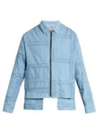 By Walid Julien Embroidered-panel Cotton Jacket